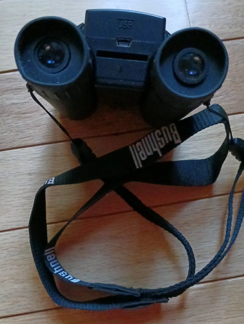 Bushnell Black Compact Photo Binoculars with Case and Strap